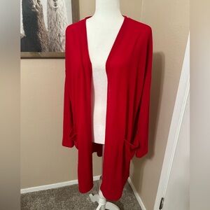 Cherry Red Cardigan NWT